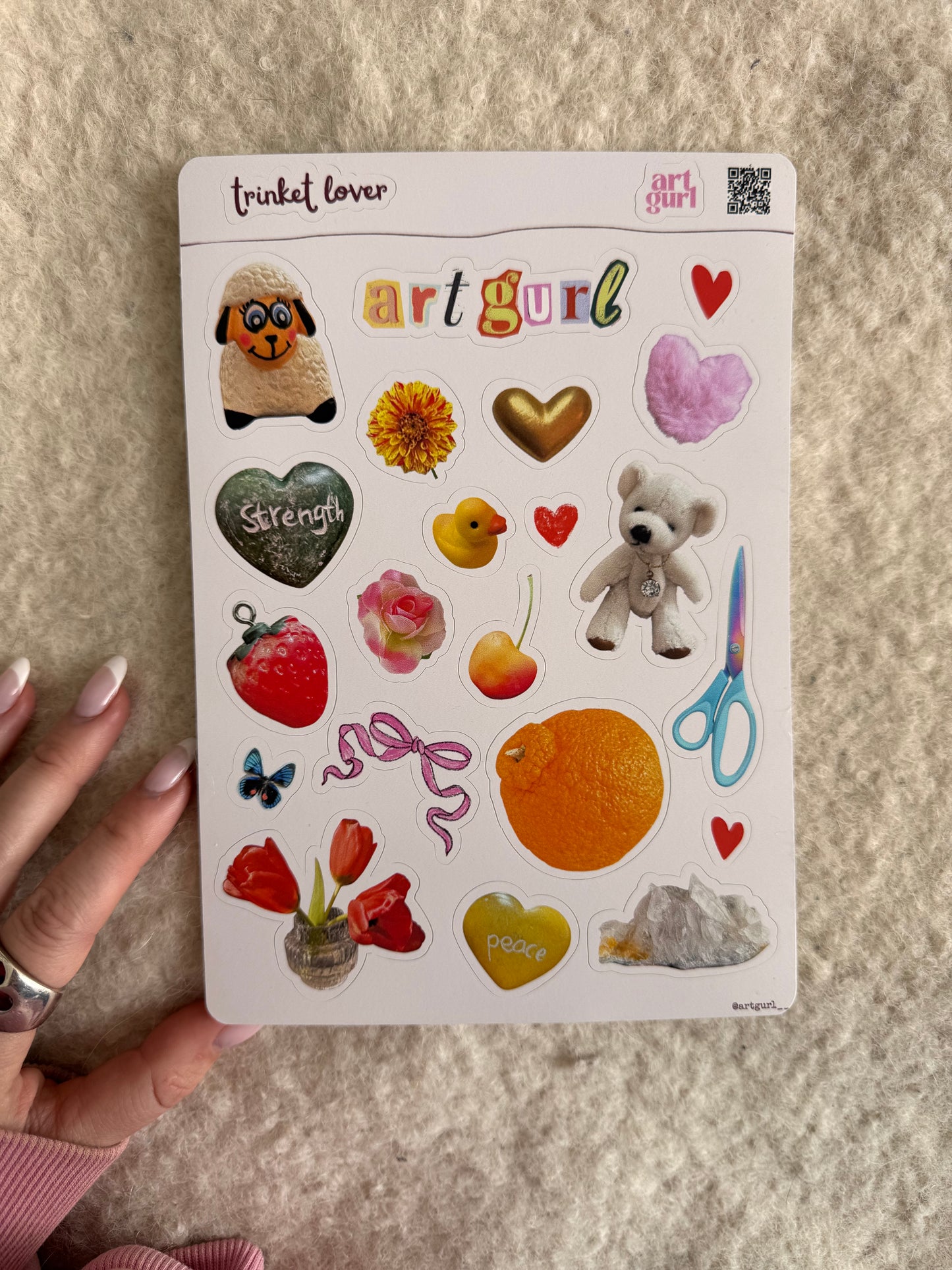 Trinket Lover Sticker Sheet (A5)