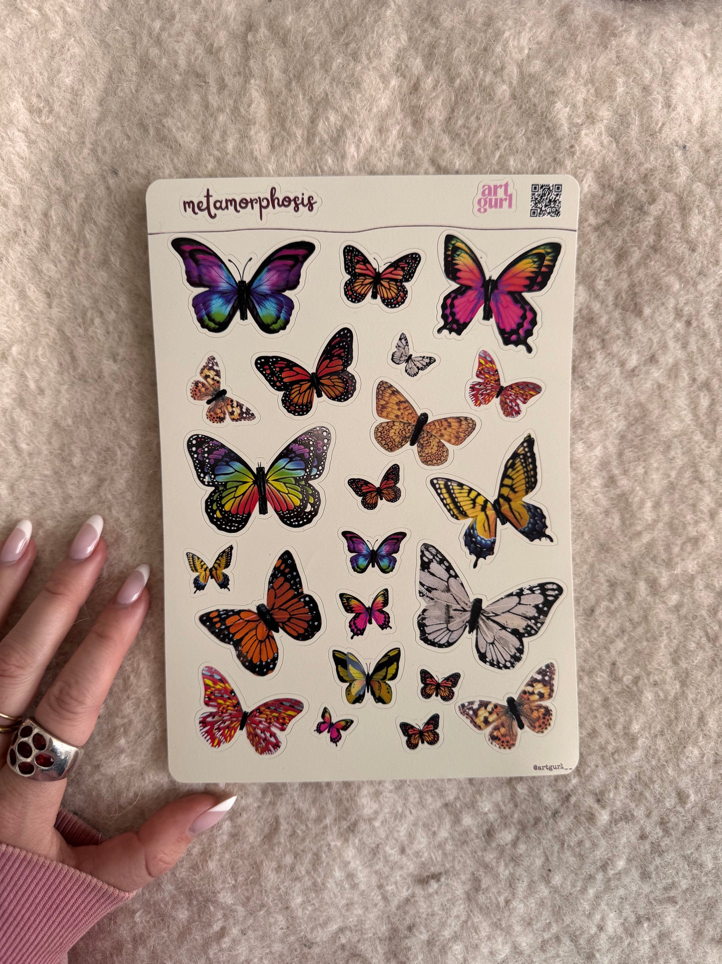 Metamorphosis Sticker Sheet (A5)