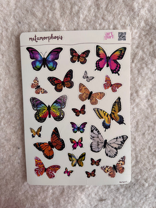 Metamorphosis Sticker Sheet (A5)
