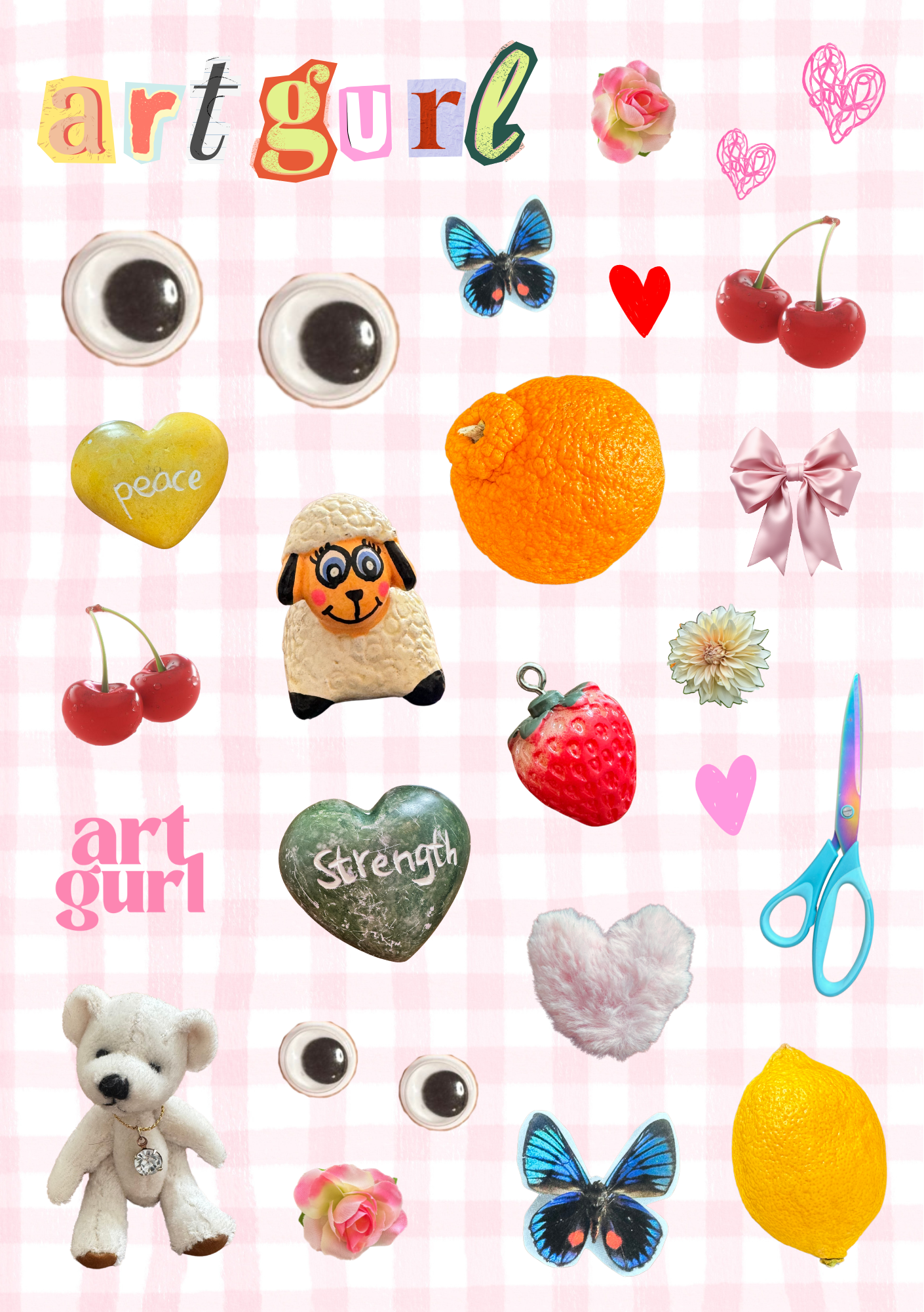 spring sticker sheet